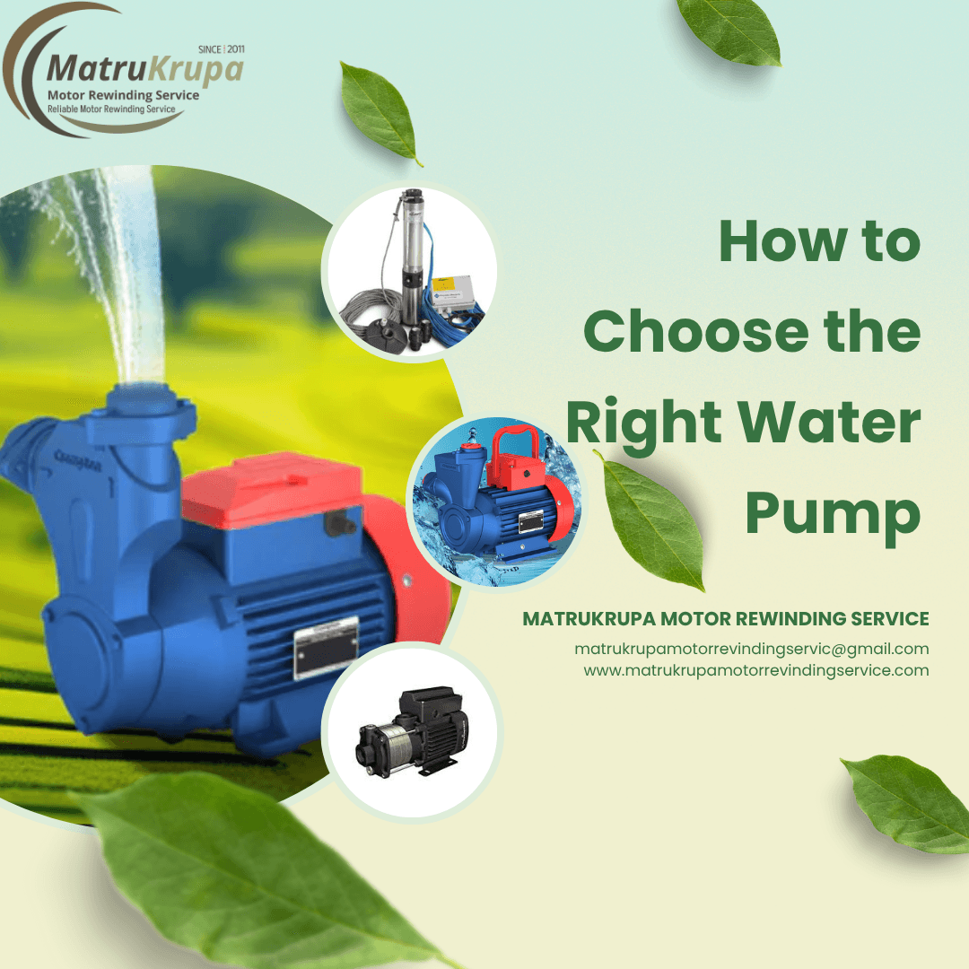 How to Choose the Right Water Pump: A Complete Guide for Homes